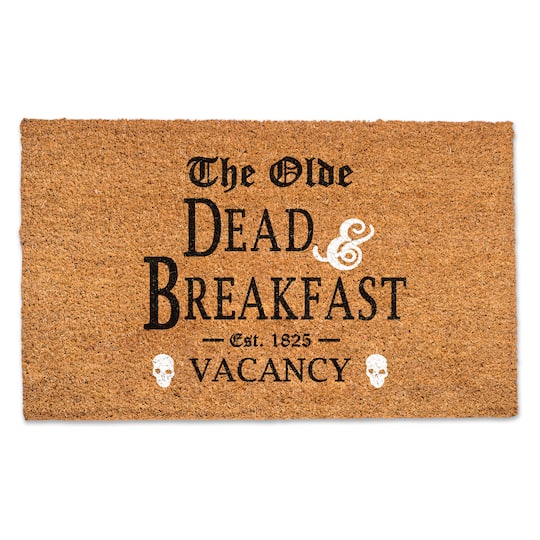 Dead &#x26; Breakfast Door Mat